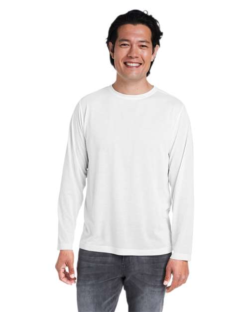 Unisex Fusion ChromaSoft™ Performance Long Sleeve T-Shirt - - 13253 - Toronto Screen Printing- Color