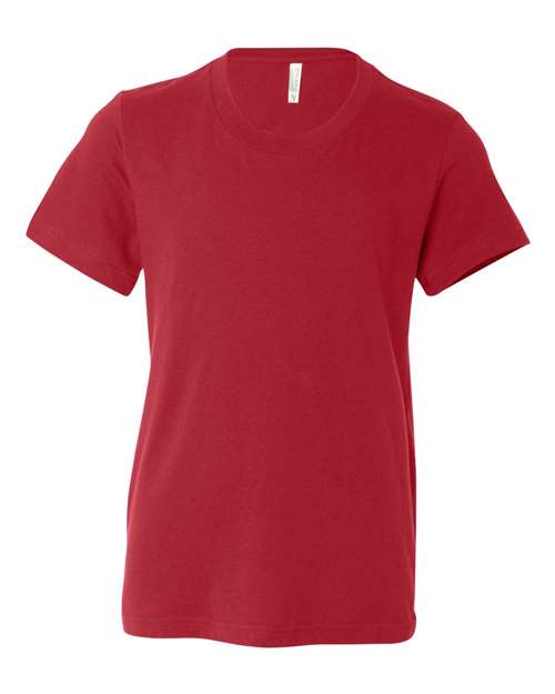 Youth Jersey Tee - Red - - 2209