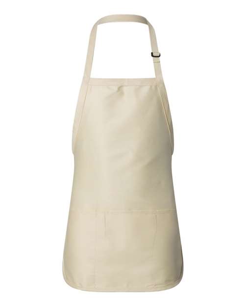 Full-Length Apron with Pouch Pocket - - 5859 - Toronto Screen Printing- Color