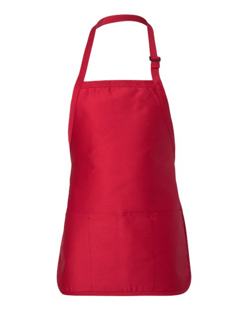 Full-Length Apron with Pouch Pocket - - 5859 - Toronto Screen Printing- Color