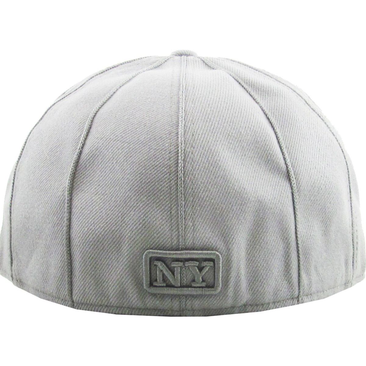 ’NY’ Logo Fitted Flat Cap - KB63R Multi-Coloured