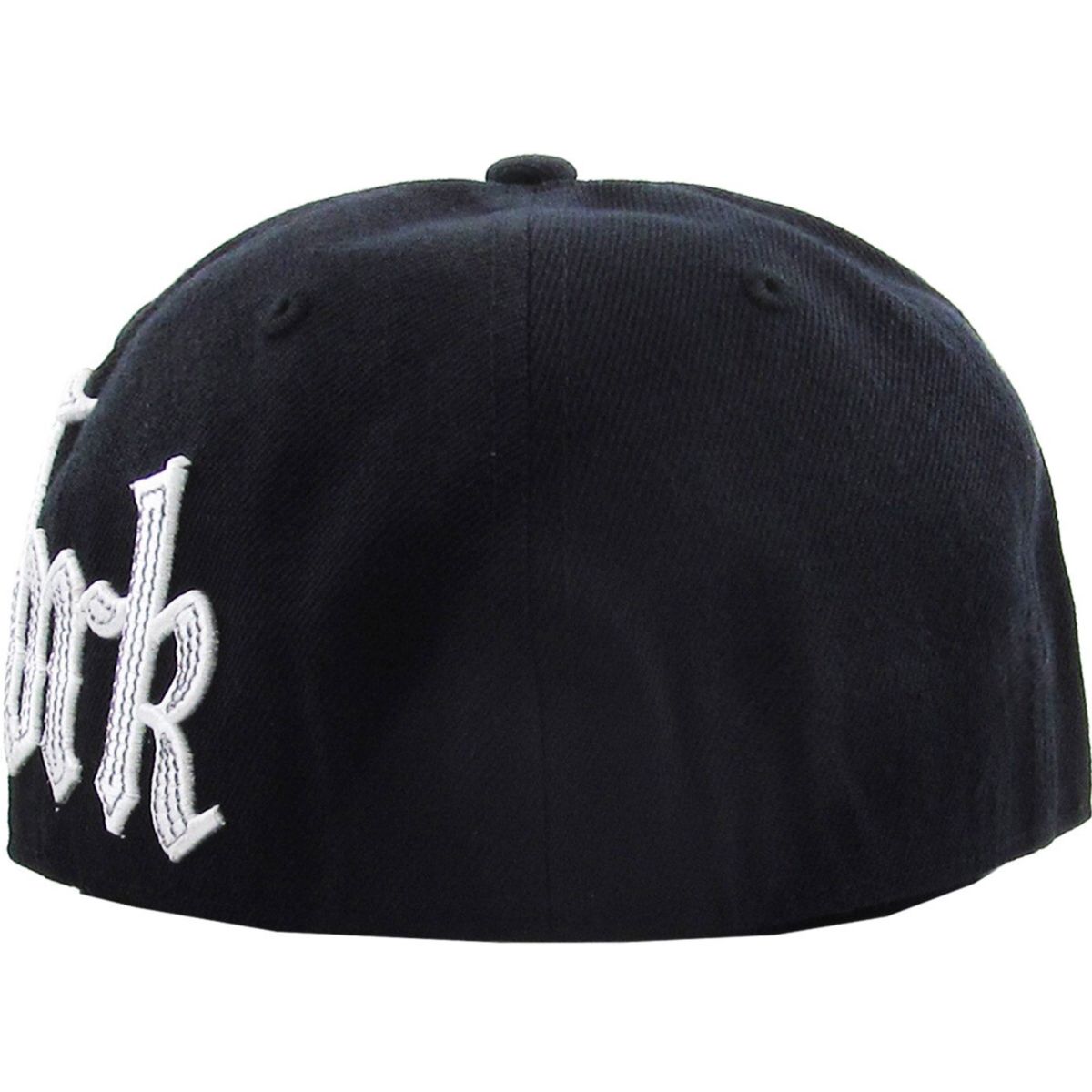 ’New York’ Logo Fitted Flat Cap - KBF251 Multi-Coloured
