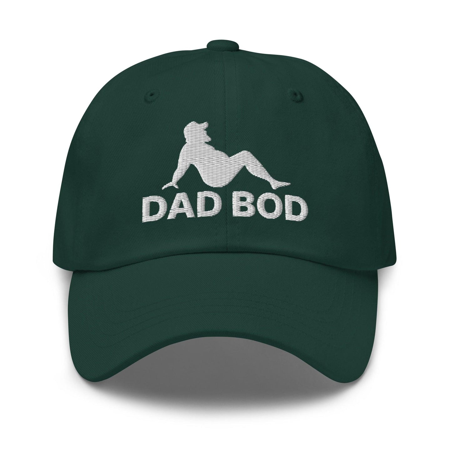 Dad Bod Mud Flap Silhouette Embroidered Hat - Spruce