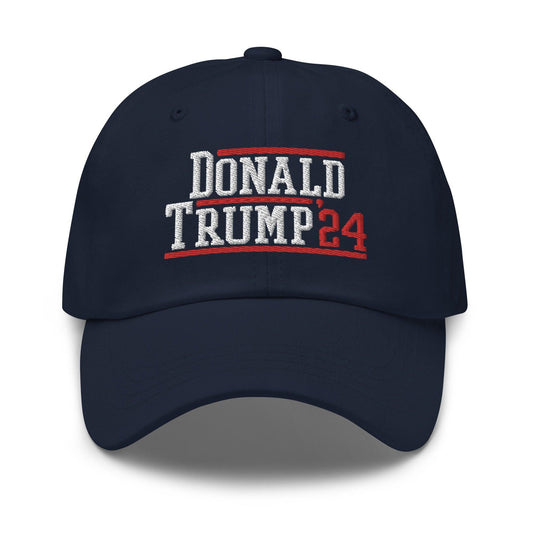 Donald Trump 2024 Dad Hat - Navy - Headwear