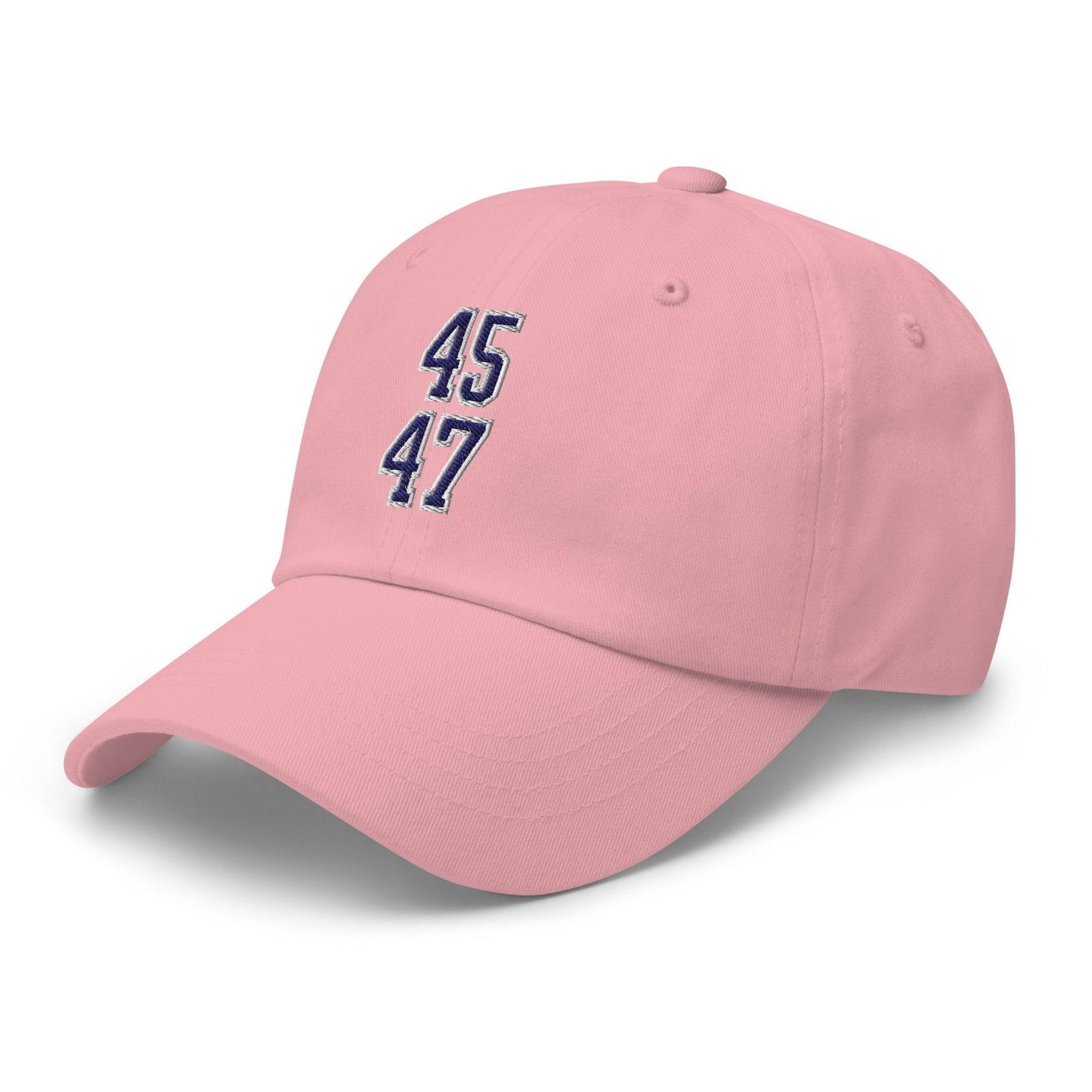 Donald Trump 45-47 Embroidered Dad Hat Blue/White