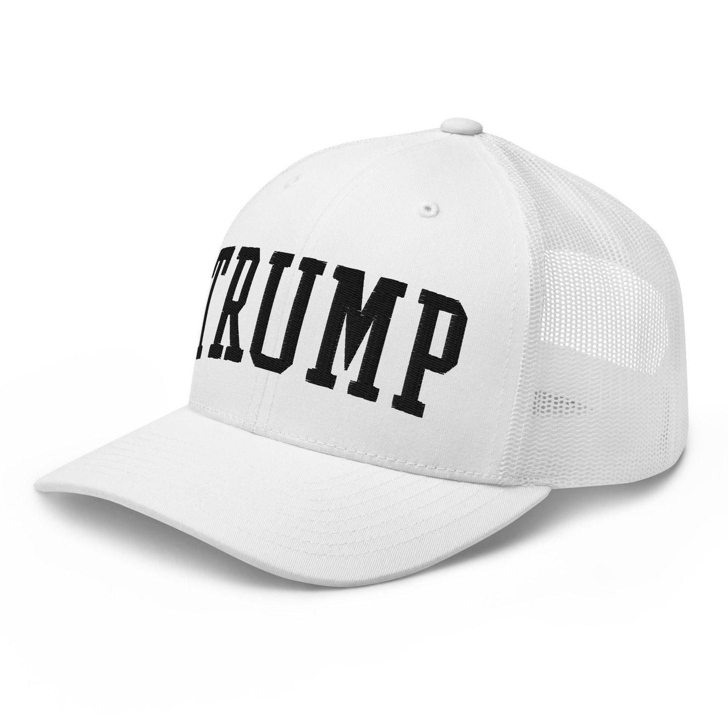 Donald Trump Block Retro Trucker Hat - Headwear