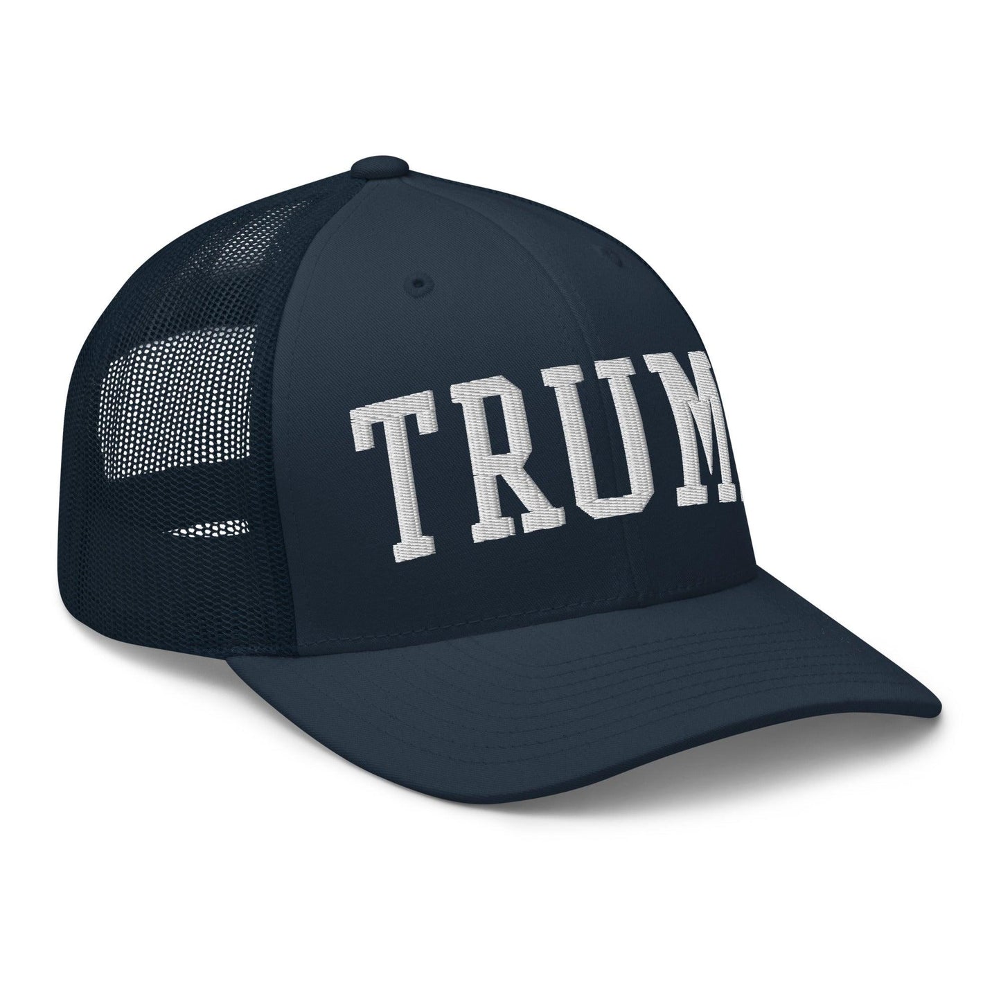 Donald Trump Block Retro Trucker Hat - Headwear