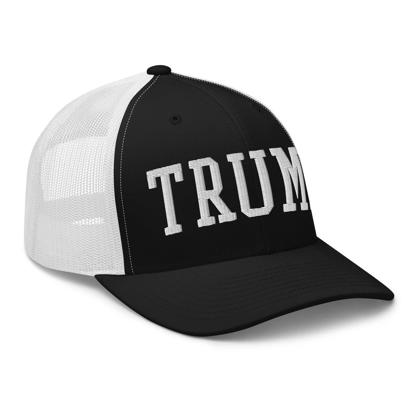Donald Trump Block Retro Trucker Hat - Headwear
