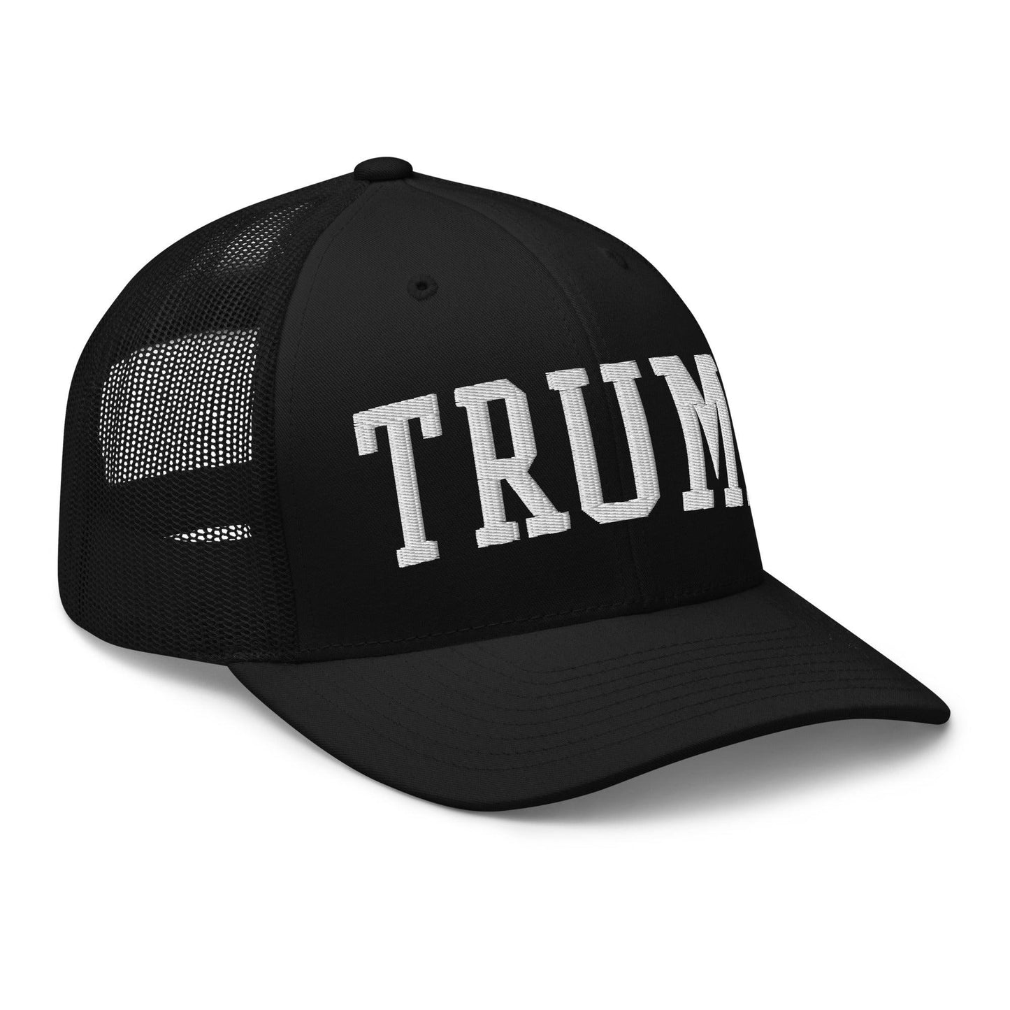 Donald Trump Block Retro Trucker Hat - Headwear