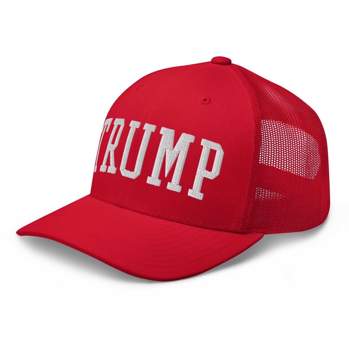 Donald Trump Block Retro Trucker Hat - Headwear