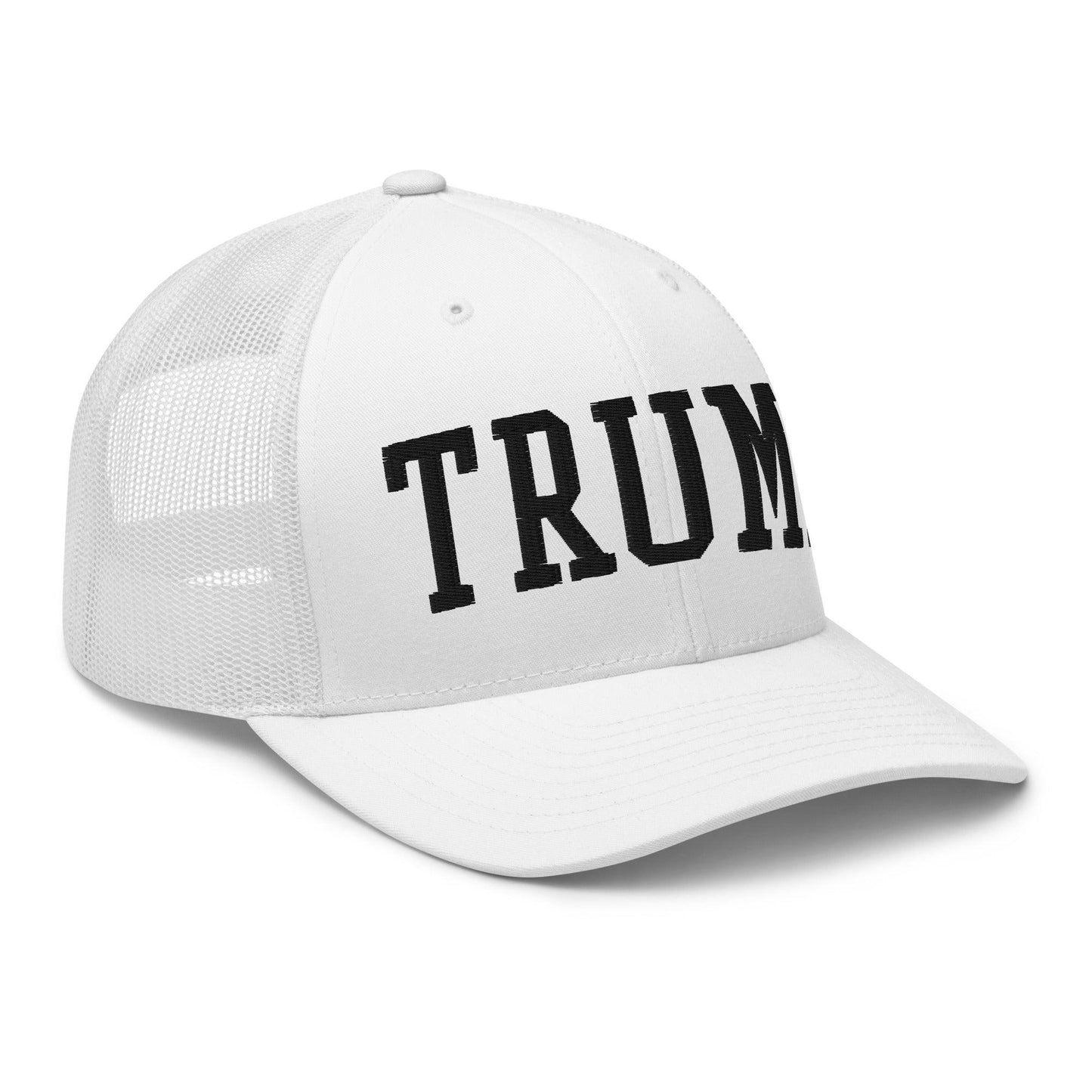 Donald Trump Block Retro Trucker Hat - Headwear