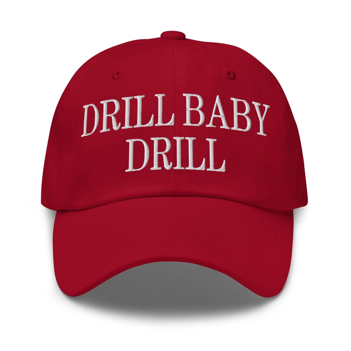 Drill Baby Golf Dad Hat - Cranberry - Headwear