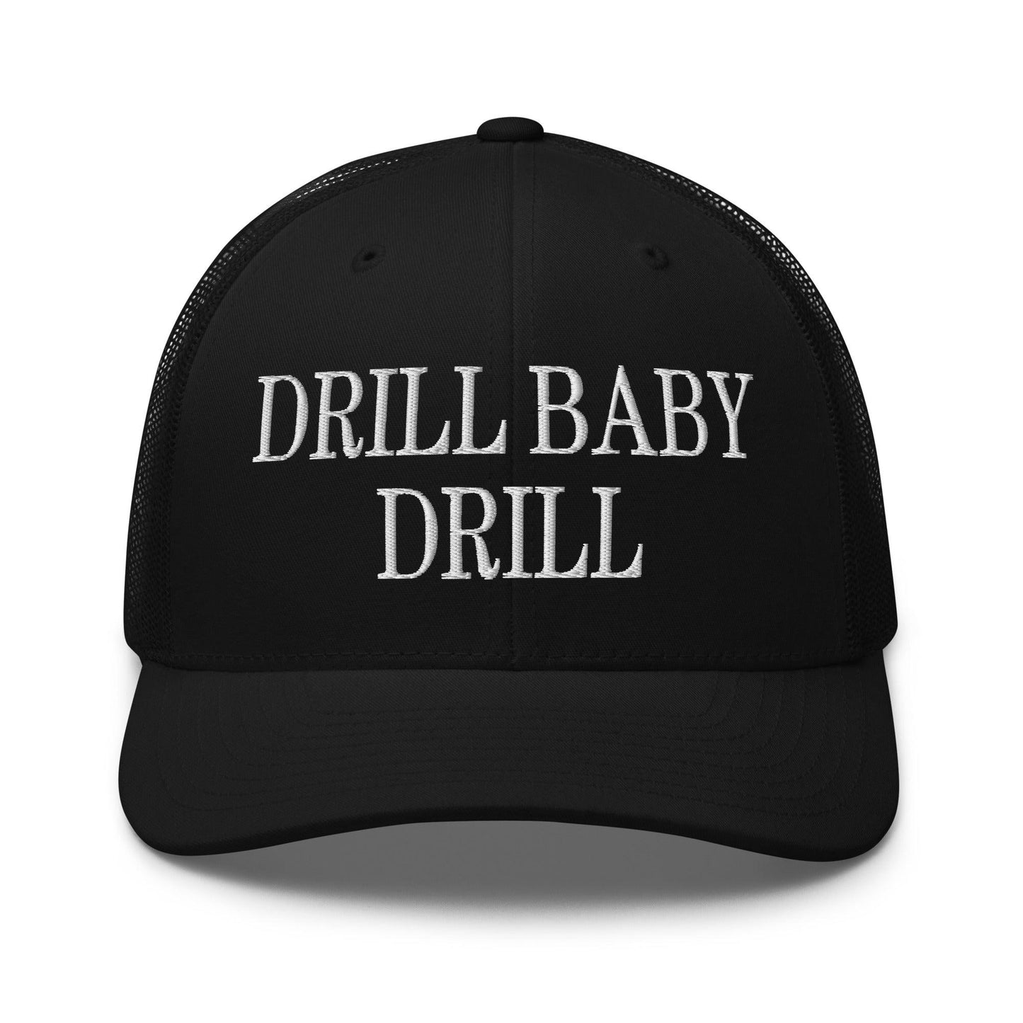 Drill Baby Retro Trucker Hat - Black - Headwear