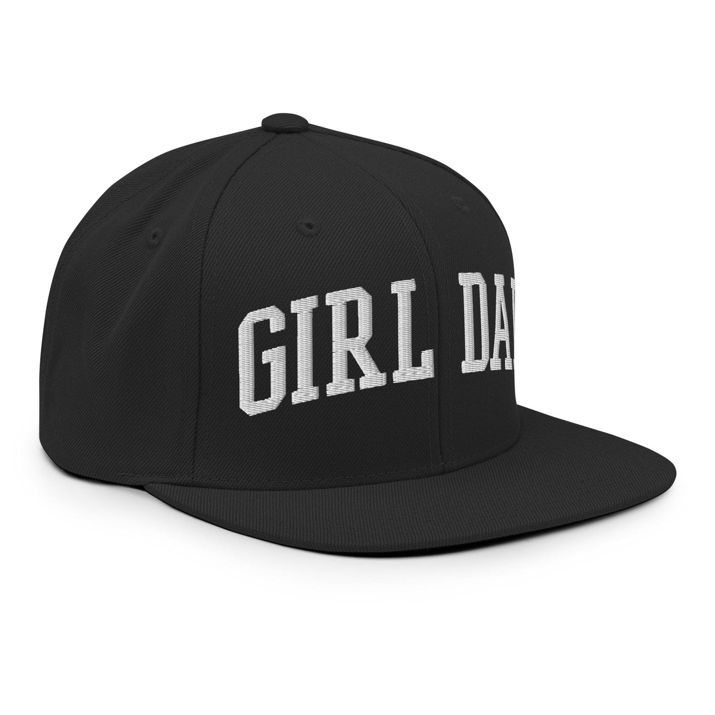 Girl Dad Varsity Letterman Flat Bill Brim Snapback Hat