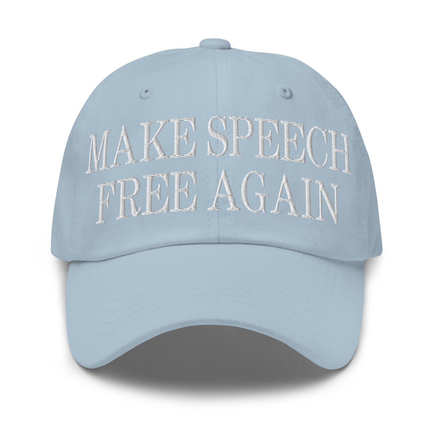 Make Speech Free Again Dad Hat - Light Blue - Headwear