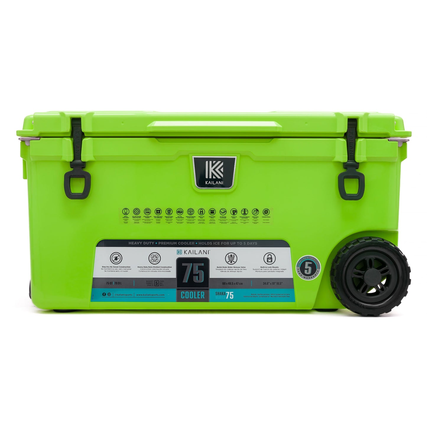 SHAKA 75 Cooler - Lime - Coolers