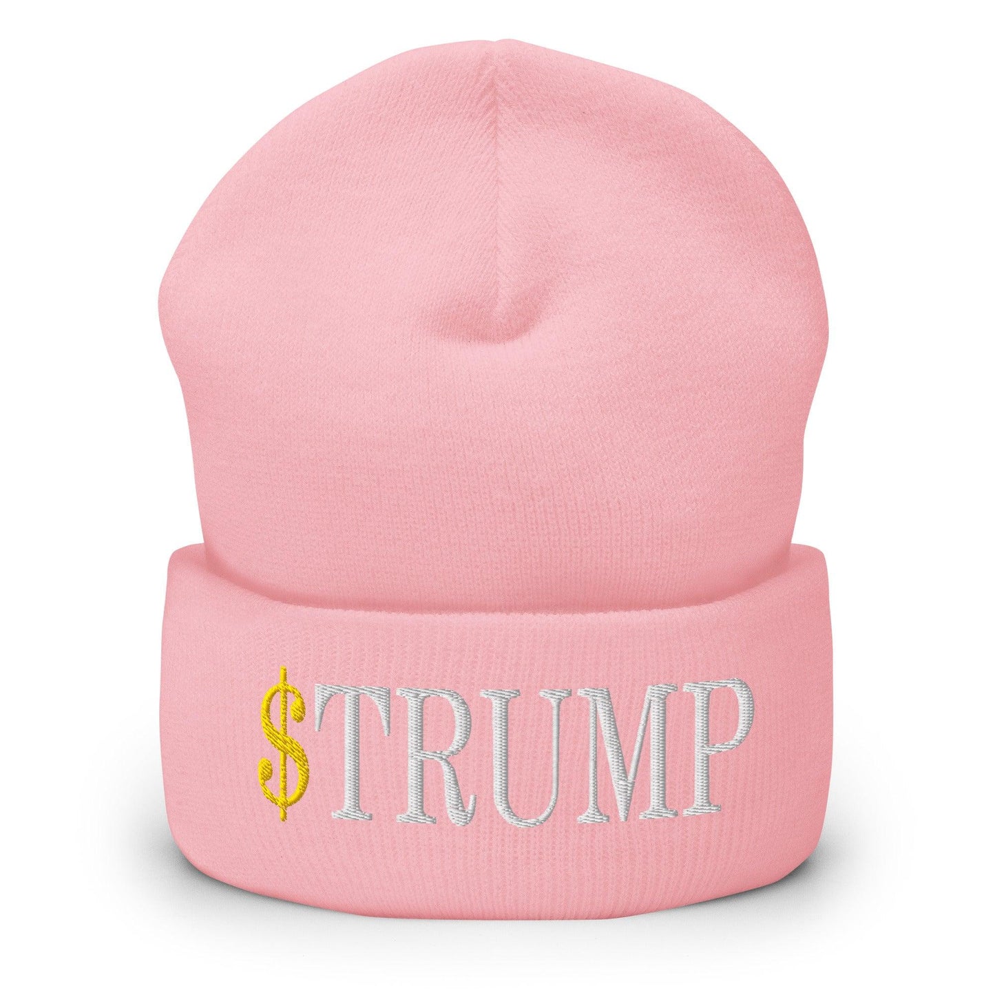 $Trump Official Trump Meme Coin Embroidered Cuffed Knit Beanie - Toronto Screen Printing