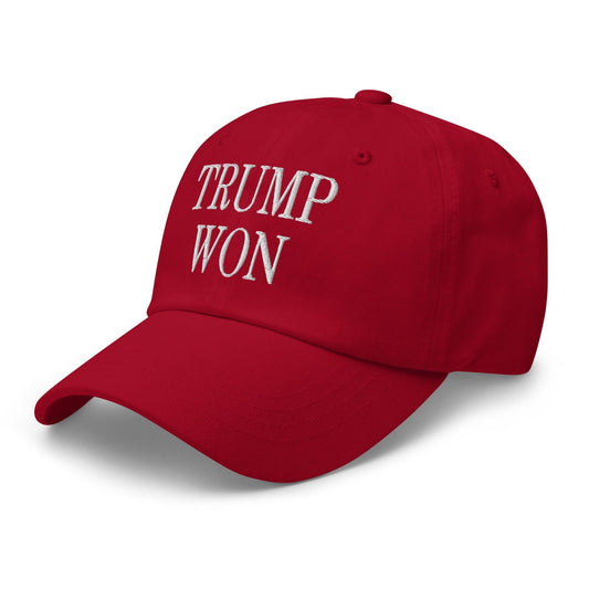 Trump Won 2020 2024 Golf Dad Hat - Headwear