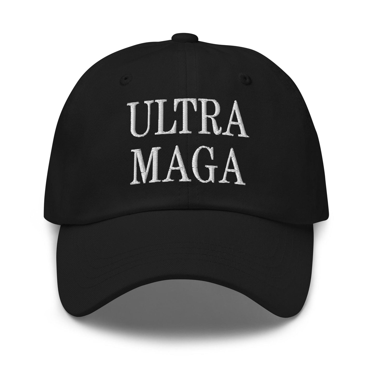 Ultra MAGA Golf Dad Hat - Black - Headwear