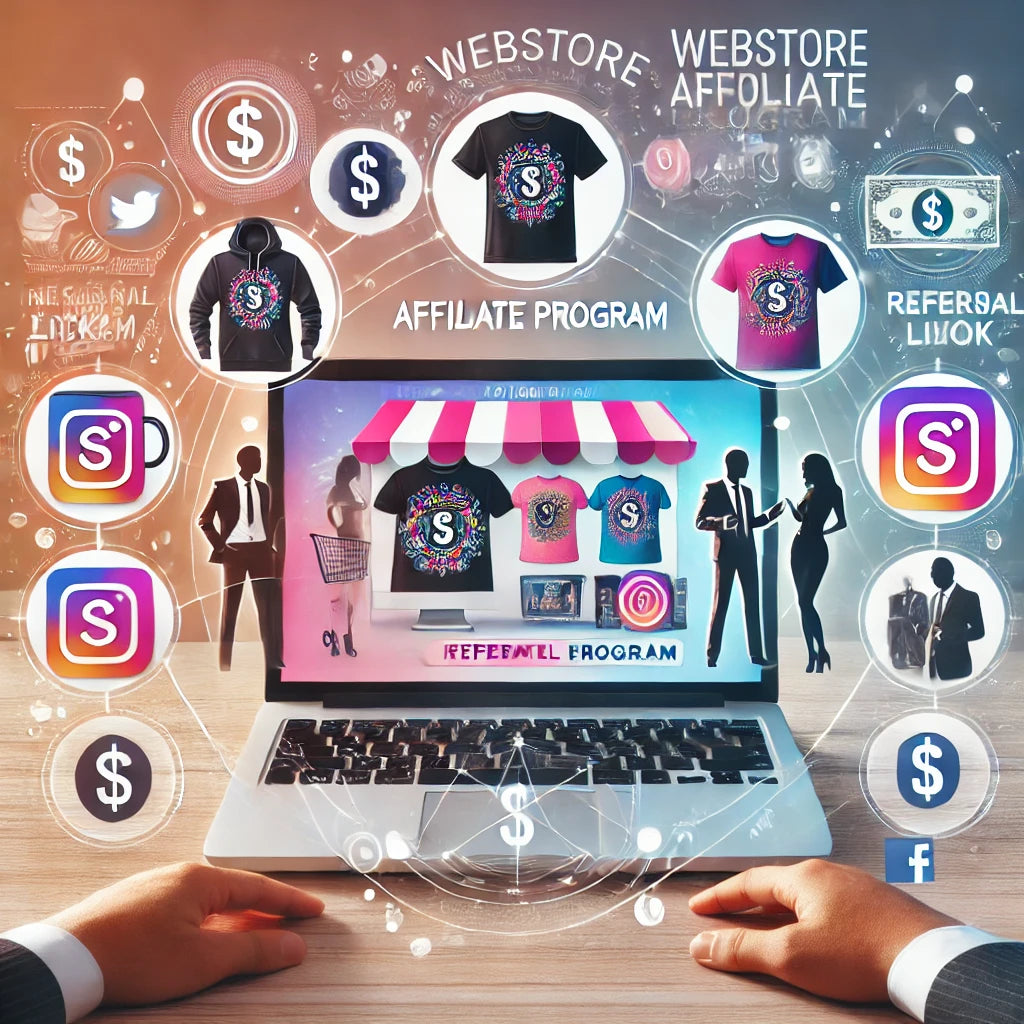 Launch Your Free Custom Webstore Today and Start Earning Commissions!