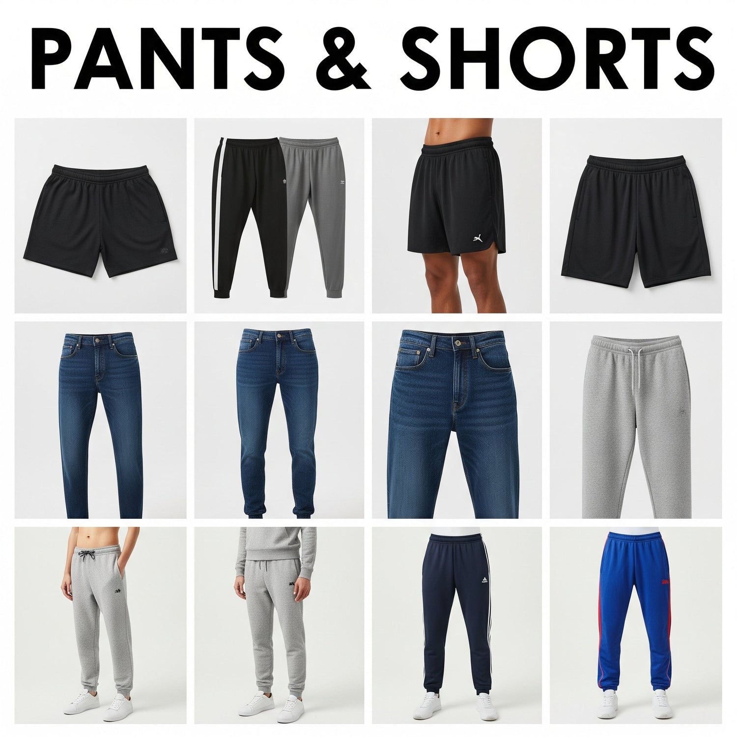 The Perfect Pair: Sweatpants, Shorts, Jeans, and More