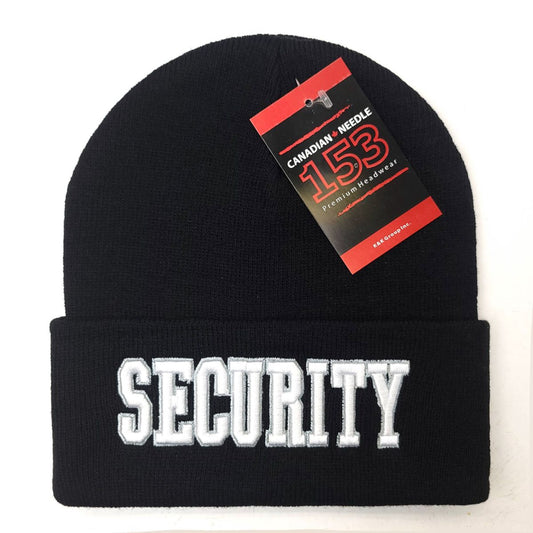 SECURITY Knit Toque - Cuff Black - OSFA - Logo