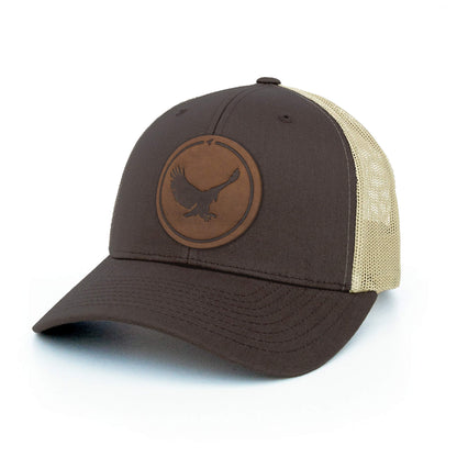 Eagle Leather Patch Hat