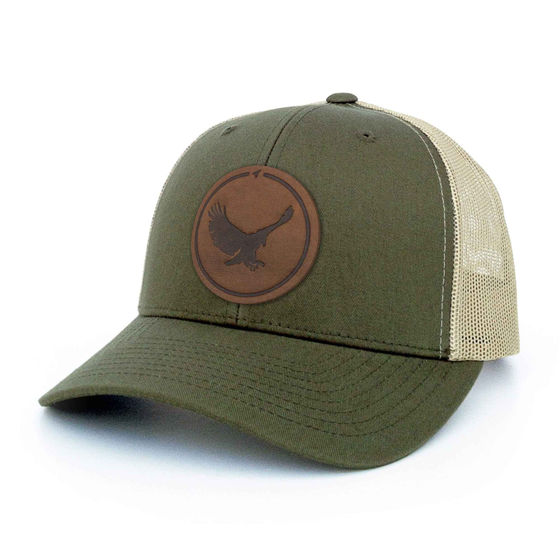 Eagle Leather Patch Hat