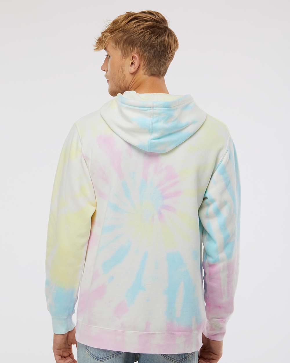 Independent Trading Co. Midweight Tie-Dyed Hooded Sweatshirt PRM4500TD