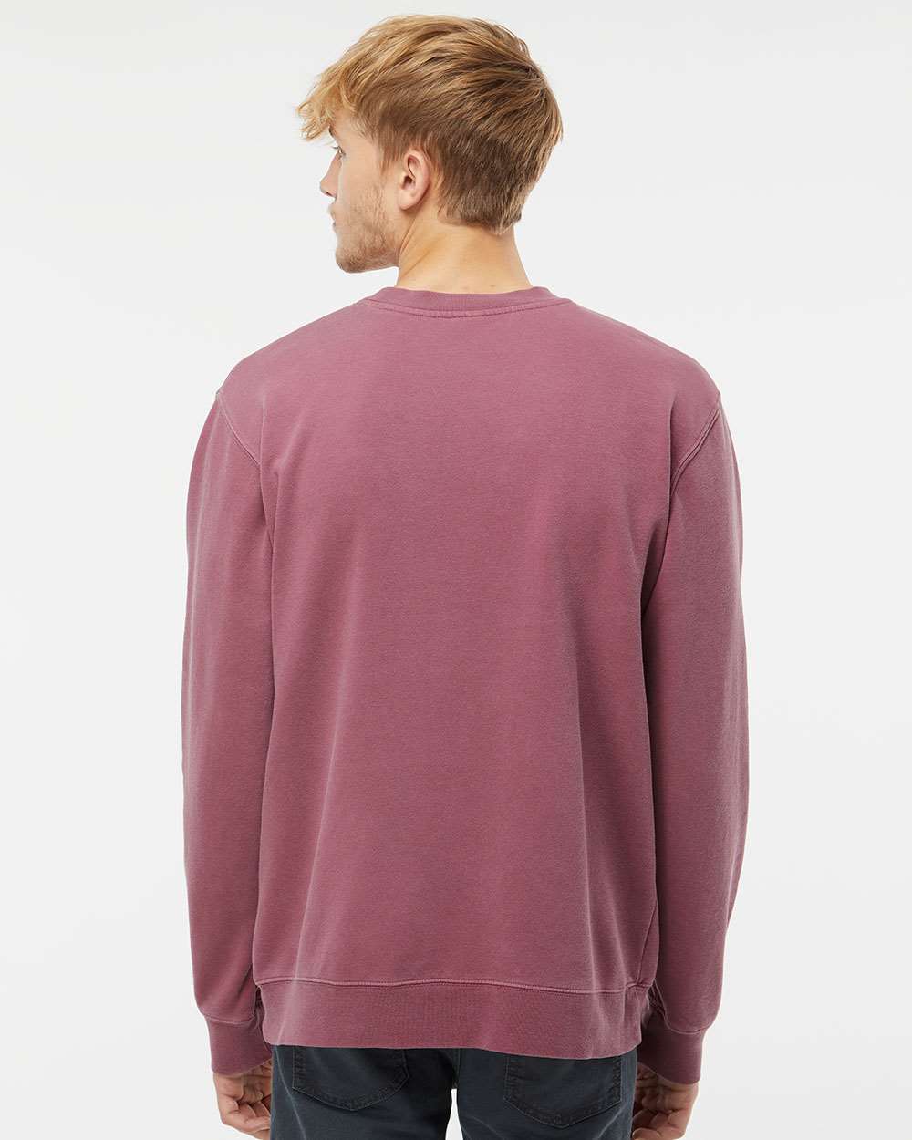 Independent Trading Co. Midweight Pigment-Dyed Crewneck Sweatshirt PRM3500