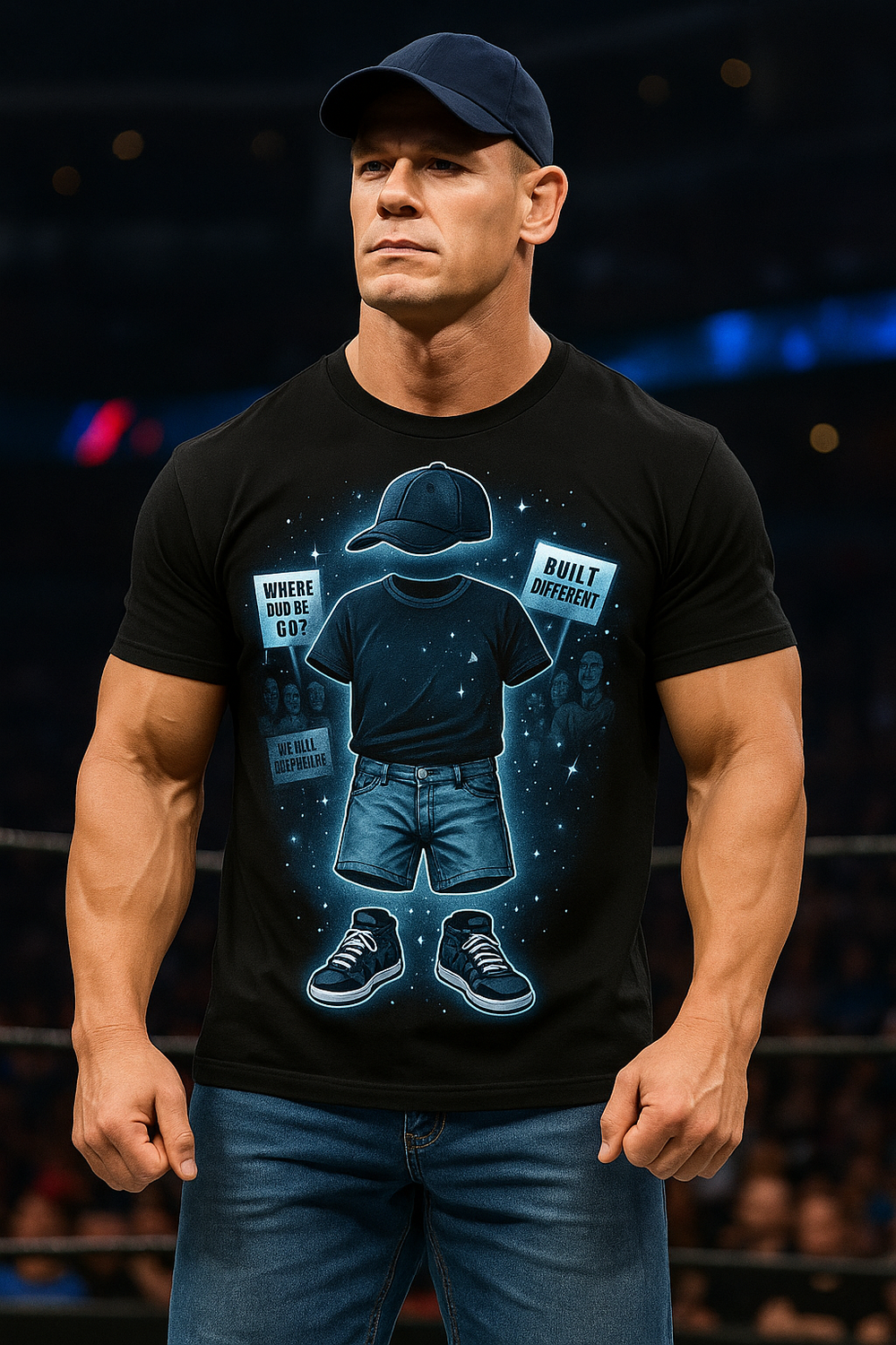 Invisible Champ T-Shirt – John Cena Tribute Tee