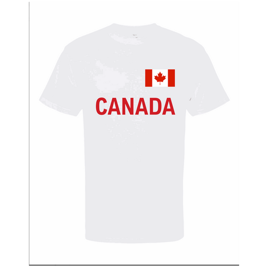 Canada World Football Fan Tee – White