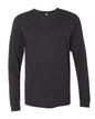 Heather CVC Long Sleeve Tee - Black Heather -  - 10629