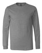 Heather CVC Long Sleeve Tee - Deep Heather -  - 10629