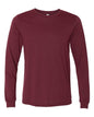 Heather CVC Long Sleeve Tee - Heather Cardinal -  - 10629