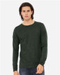 Heather CVC Long Sleeve Tee - Heather Forest -  - 10629