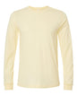Heather CVC Long Sleeve Tee - Heather French Vanilla -  - 10629