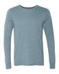 Heather CVC Long Sleeve Tee - Heather Slate -  - 10629