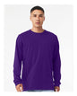Unisex Jersey Long Sleeve Tee - Team Purple -  - 123