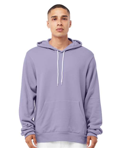 Unisex Sponge Fleece Hoodie Sweatshirt - Dark Lavender -  - 2768