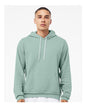 Unisex Sponge Fleece Hoodie Sweatshirt - Dusty Blue -  - 2768