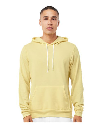 Unisex Sponge Fleece Hoodie Sweatshirt - French Vanilla -  - 2768