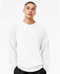 Unisex Sponge Fleece Raglan Crewneck Sweatshirt - White -  - 2003