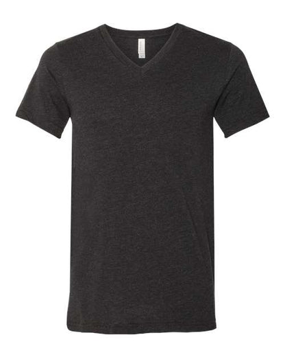 Unisex Heather CVC V-Neck Tee -  - 10647