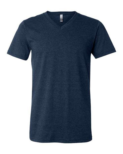 Unisex Heather CVC V-Neck Tee -  - 10647