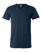 Unisex Heather CVC V-Neck Tee -  - 10647