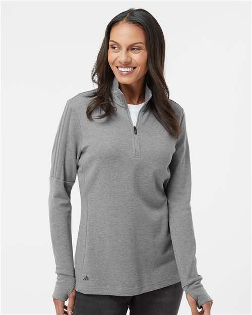 Women's 3-Stripes Quarter-Zip Sweater