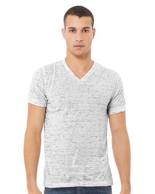 Unisex Textured Jersey V-Neck Tee -  - 10648 - Toronto Screen Printing- Color