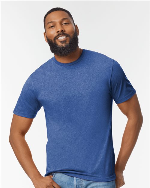 Unisex Softstyle® Lightweight T-Shirt - Baby Blue -