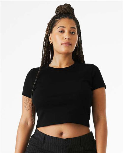 Women's Micro Rib Baby Tee -  - 11600